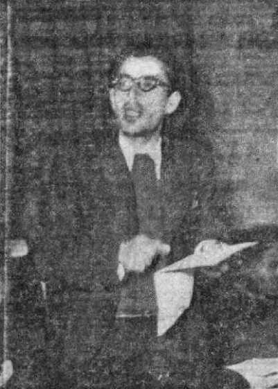 Josep Xena Torrent en el Pleno Nacional Ampliado de la CNT (Valencia, enero de 1938)